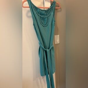 BCBG Aritzia Teal Sleeveless Dress